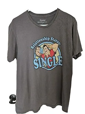 Disney Gaston T-Shirt Relationship Status: Single Funny Tee Disneyland Large • $39.99