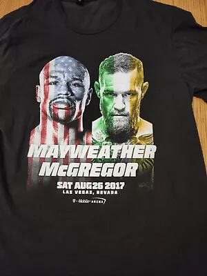 Mayweather Vs McGregor T- Shirt Men's XL Boxing Las Vegas Nevada 2017 • $12.99