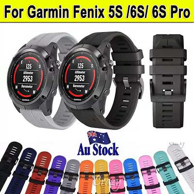 Replacement Wrist Band Silicone Watch Band Strap For Garmin Fenix 5S /6S/ 6S Pro • $8.99