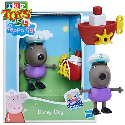 PPig - Peppa's Adventures Danny Dog Figure With Little Boat • £8.95