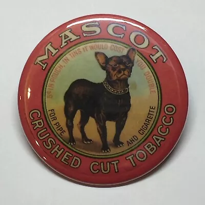 Mascot Tobacco French Bulldog Advertising Pocket Mirror Vintage Style • $15
