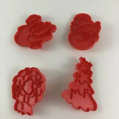 $15.25 • Buy Wilton Cookie Cutters Press Baking Tools Christmas Holiday Red Vintage 1978