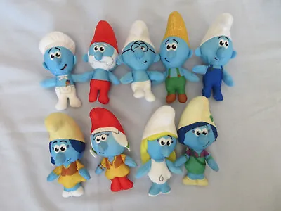 McDonalds Happy Meal Toys Smurfs X 9 From 2022 Lily Willow Farmer Papa Smurf • £8.50