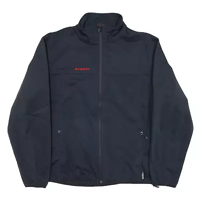 MAMMUT Windstopper Mens Shell Jacket Black Nylon L • £45.99