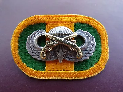 16th Airborne Military Police Jump Wing Oval Patch MP Pistols Badge Uniform Pin • $30