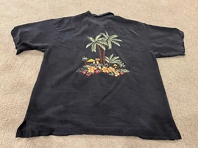 Vintage Eagle Dry Goods Signature Series Hawaiian Shirt Mens XL Tropical Silk • $19.95