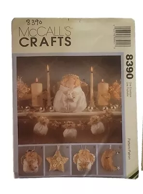 1996 90s McCalls Crafts 8390 Christmas Holiday Decoration Sewing Pattern Angel • $5.23