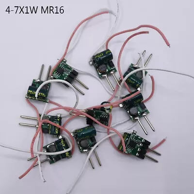 4-7X1W  7X1W MR16 LED Driver Power Supply DC12V For 4W 5W 6W 7W LED Light Bulb • $6.82