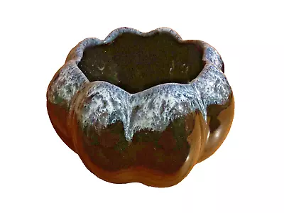 Vintage Small Dark Glaze Pottery Anna Van Briggle Tulip Vase • $25