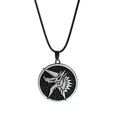 MHW Monster Hunter Wolf Head Sign Pendant Necklace For Men Fans Cosplay Jewelry • $3.60
