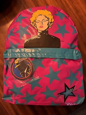 Madonna Hot Pink School Bag Back Pack 1990 Promo Tags Breathless Mahoney Disney • $78.99