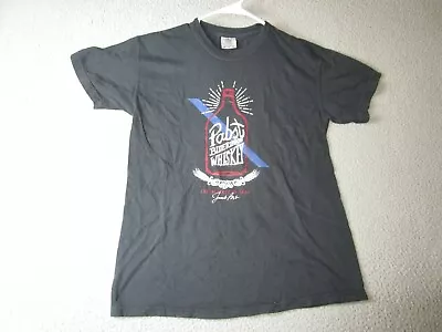 Pabst Blue Ribbon Pbr Whiskey Men's Shirt T-shirt Medium Navy Blue Used Cotton  • $5.99