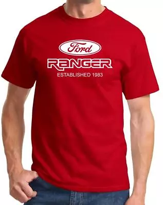 Ford Ranger Logo Established 1983 Classic Design Tshirt NEW COLORS • $20