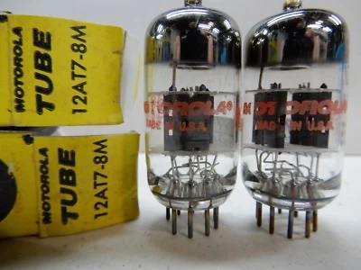 $35 • Buy GE Labeled Motorola 12AT7 8M Vacuum Tube Red Graphics 1964 112/99 89/116% Gm!!