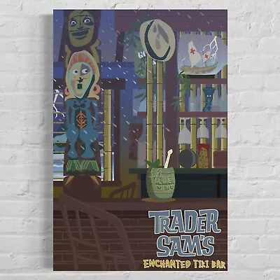 Trader Sam's Enchanted Tiki Bar Shipwreck Variant Poster Art- Disneyland Hotel • $18