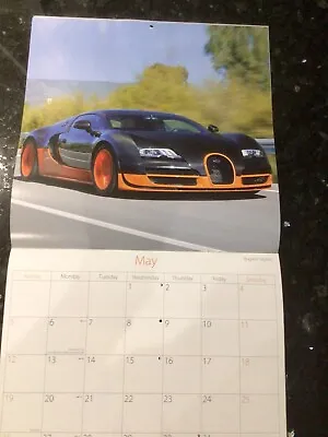 2024 Calendar Super Charged Fast Cars Speedster Month To View • £5.98