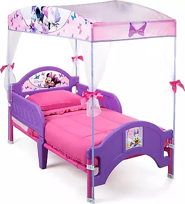 Disney Minnie's Bow-Tique Canopy Bed Minnie Mouse And Daisy Duck Toddler Bed New • $129.99