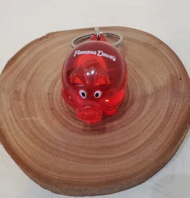 Famous Dave's BBQ Promotional Pig Keychain - Rare - HTF - Only Givin To R/M • £24.10
