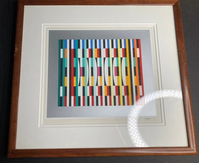 $999.99 • Buy Yaacov Agam RHYTHM  Suite Art Signed Artwork Framed