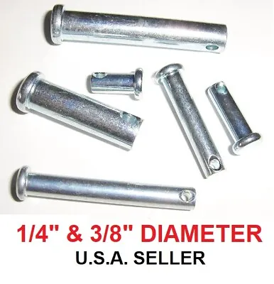 Clevis Pins - 1/4  & 3/8   Diameter • $2.92