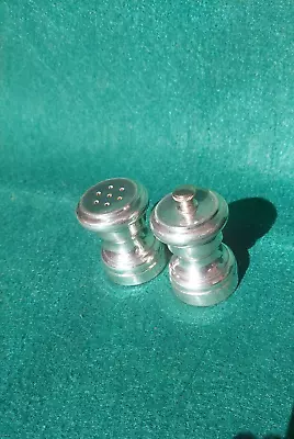 VTG Tre Spade ? Garantito Made In Italy Pewter Salt Shaker & Pepper Grinder Set • $15