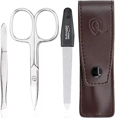 MarQus Manicure Set - 3 Piece Set Including Scissors Nail File And Tweezers -  • £16.45