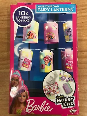 Barbie Create Make Your Own Barbie Fairy Lanterns For Kid's Children Age 6 + • £10