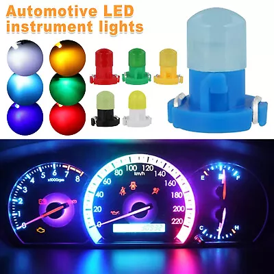 RED BLUE GREEN YELLOW T4 T4.7 T5 LED Instrument Gauge Cluster Dash Light Bulbs • $7.51