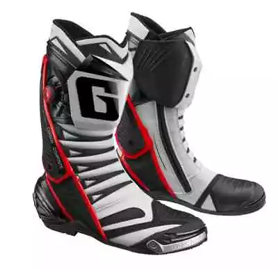 GAERNE GP1 Evo Nardo Grey Red Motorcycle Racing Boot • $398.24