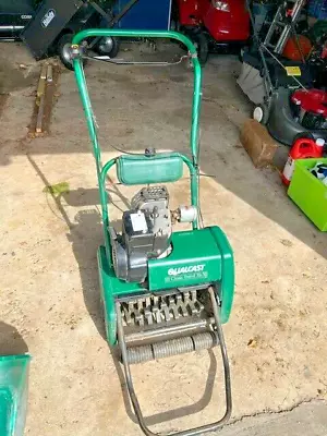 Qualcast Classic 35S Petrol Self Propelled Mower And 2 X Scarifier Cassette. • £95