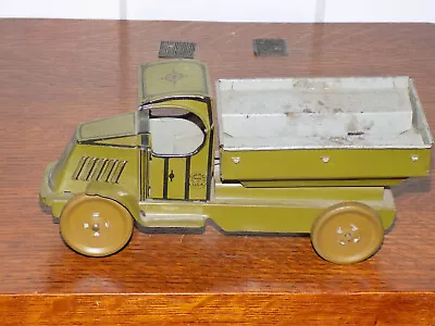 J. Chein Tin Army Toy Truck • $125