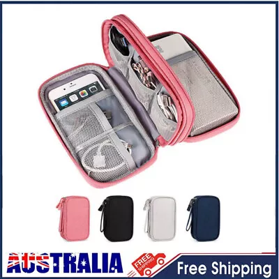 $5.22 • Buy Travel Cable Bag Organizer Charger Storage Electronic USB Case Cord Accessories