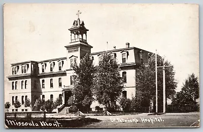 Missoula Montana St Patricks Hospital Exterior View Postcard • $9.99