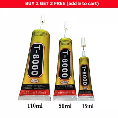 T-8000 Multi-purpose 15/110ml Glue For Jewelry Handicrafts Phone Others Peachy • $6.99