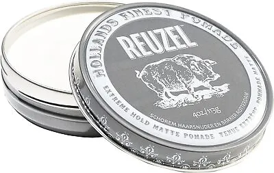 Reuzel Extreme Hold Matte Pomade - Dry Messy No Shine Texture - 35g/113g • £18.99