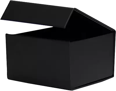 Small Gift Box 6.7X6X3.15 Inches Collapsible Black Box With Magnetic Lid Closur • $13.99
