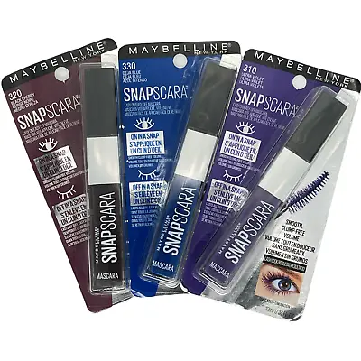 Maybelline Snapscara Mascara Easy On/ Easy Off - CHOOSE YOUR SHADE 310 320 330 • $7.45