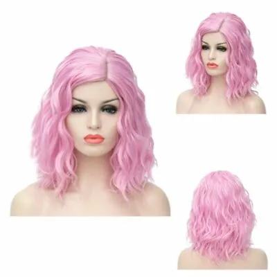 Women Anime Full Curly Heat Resistant Synthetic Cosplay Lolita Wig  With Cap UK • £12.99