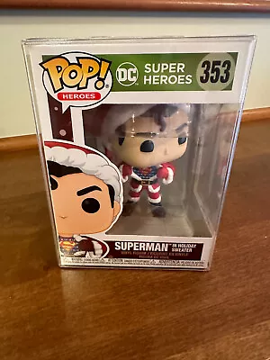 Funko Pop DC Super Heroes Superman In Holiday Sweater #353 • $12.99