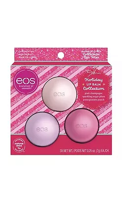 EOS 2021 Holiday Pink Champagne Sparkling Sugar Plum & Pomegranate Punch 3pk • $18.80