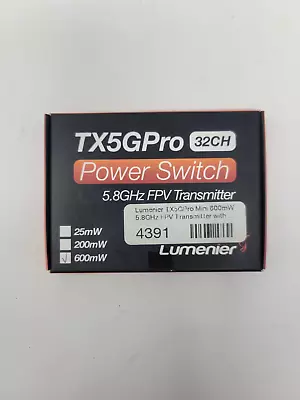 Lumenier TX5GPro 32ch Power Switch 5.8Ghz FPV Transmitter Mini 600mW • $19.97