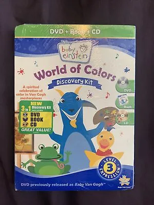 Baby Einstein: World Of Colors Discovery Kit - DVD + Book + CD -Brand New Sealed • $10