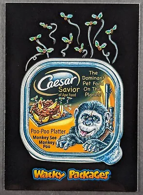Caesar Planet Of The Apes 2018 Topps Wacky Packages Sci-Fi Sticker Card #29 (NM) • $1.98