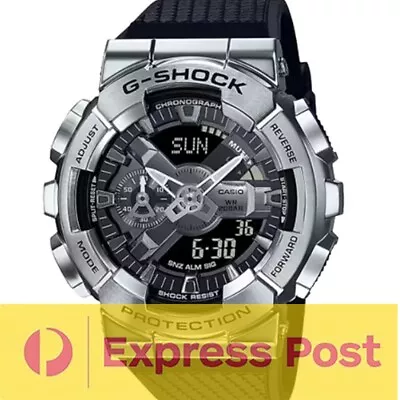 Casio G-shock Men Watch Gm-110g-1a9 Analog-digital Black Steel Bezel Metal Look • $169.90