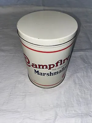 Vintage Reproduction Borden Campfire Marshmallow Collectors Tin Container 1920 • $29.95