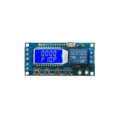 £6.95 • Buy 1-way Time Delay Relay Module 6-30V Micro USB Relay Control Timer Switch Trigger
