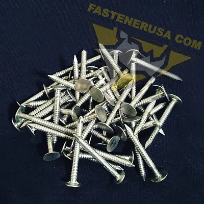 1 1/2  Annular Ring Shank Solid 304 Stainless Steel Roofing Nails 10ga. (50 Pcs) • $12.99