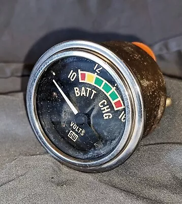 Vintage Stewart Warner Battery Volt Gauge Stewart Warner Voltmeter 831348 • $50