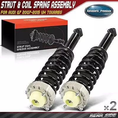 2pcs Rear Complete Strut & Coil Spring Assembly For Audi Q7 2007-2015 VW Touareg • $140.99