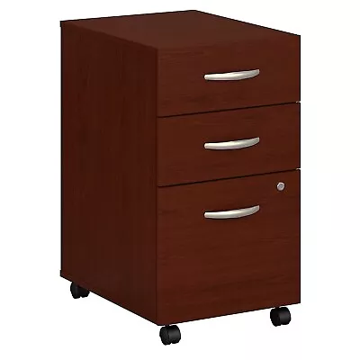 Bush 3-Drawer Ped. Mobile B/B/F 15-3/4 X20-3/8 X27-7/8  Mahogany WC36753SU • $335.27